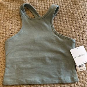 Beyond Yoga XS Fresh Sage Heather top